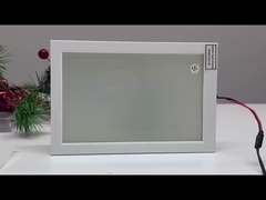 Película PDLC inteligente templada, conmutable, vidrio de privacidad energizado, atomizado.